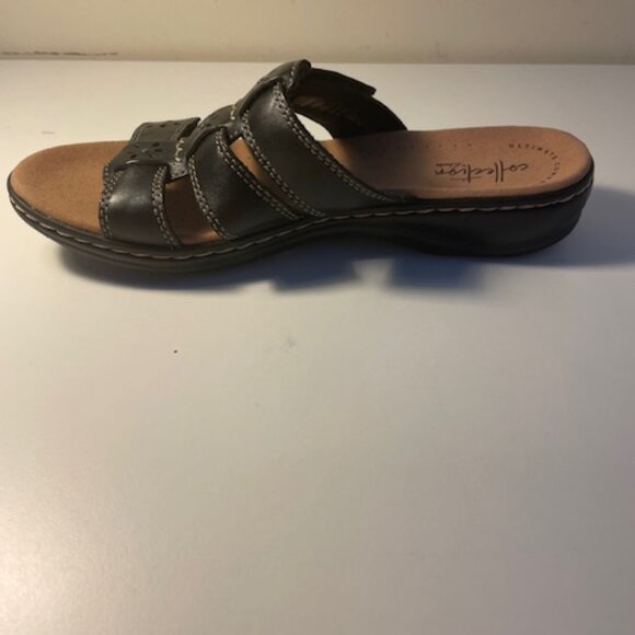 Clarks Womens Leisa Spring Leather Sandal Size 7 NEW - Picture 4 of 5